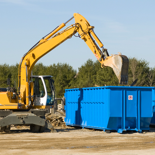 is there a minimum or maximum amount of waste i can put in a residential dumpster in Blythedale